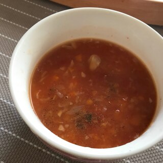 野菜とハムのミネストローネ